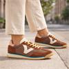 Victoria Saturno Retro Laced Trainer - Tan Combi